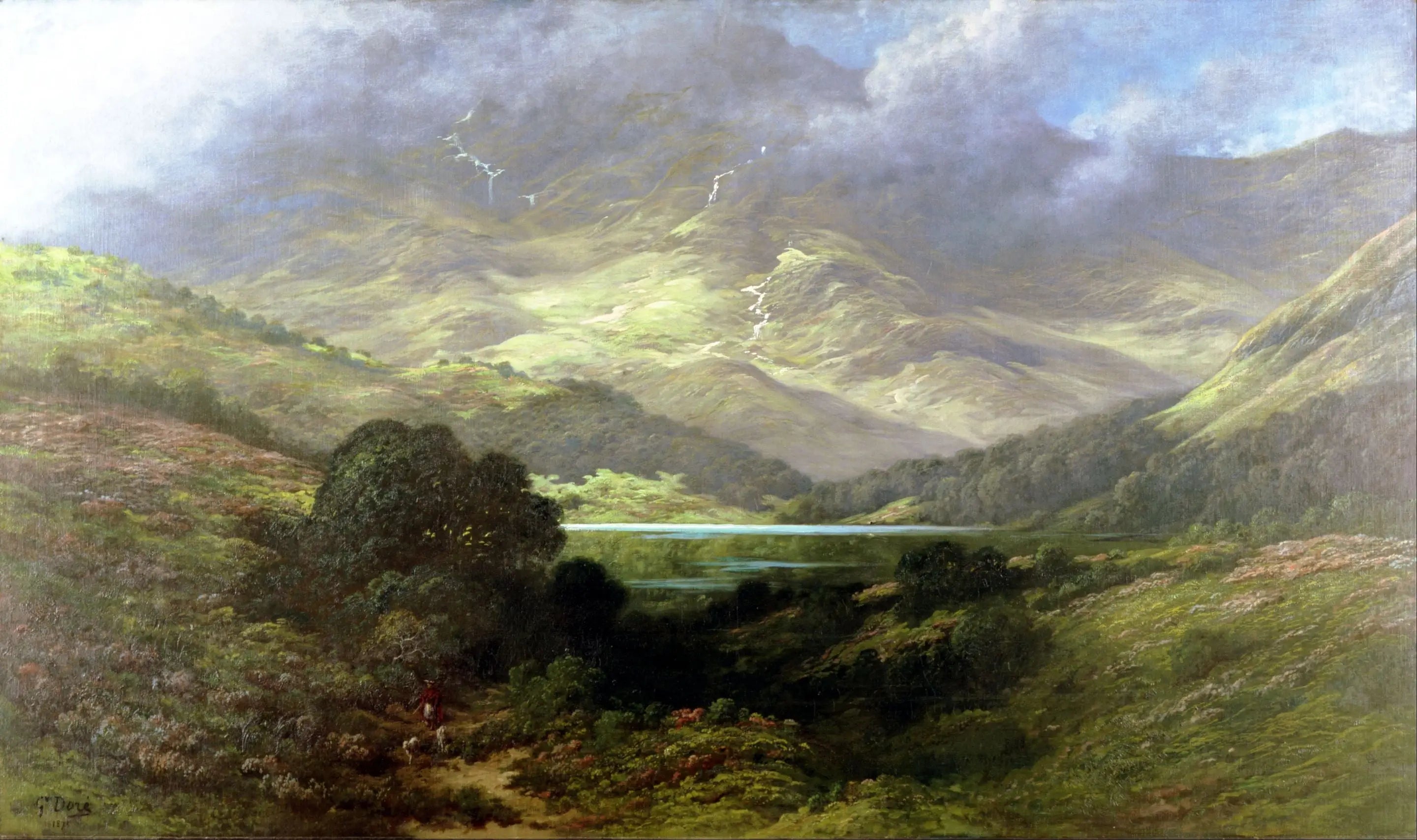 Highlands écossaises - Gustave Doré - Alpha Reproduction