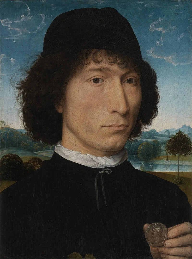 Man with a Roman coin - Hans Memling