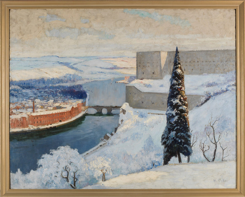 Huy on the Meuse, on the road to the Rhine - Maurice Galbraith Cullen