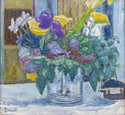 Reproduction du tableau « Iris et Lilas - Pierre Bonnard » par Alpha Reproduction en peinture à l’huile