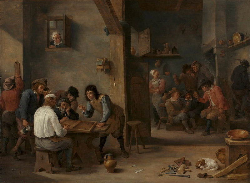 Backgammon Set - David Teniers the Younger