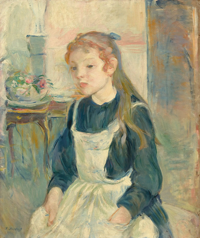 Young Girl with an Apron - Berthe Morisot