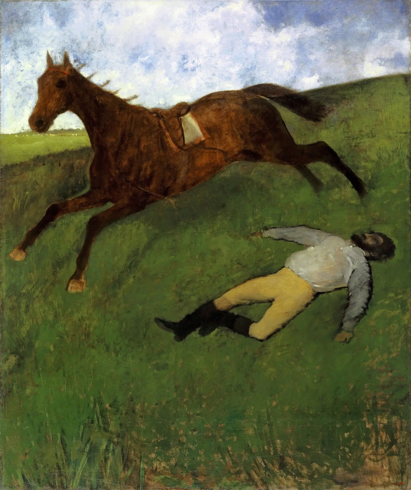 Injured Jockey - Edgar Degas