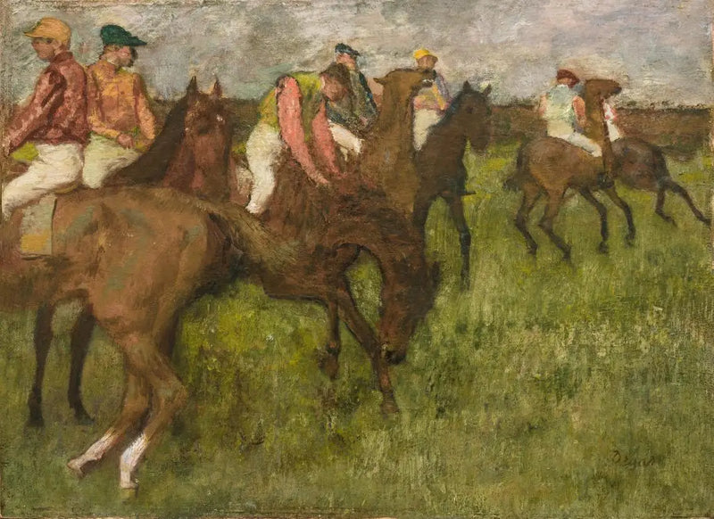 Jockeys Before the Race - Edgar Degas