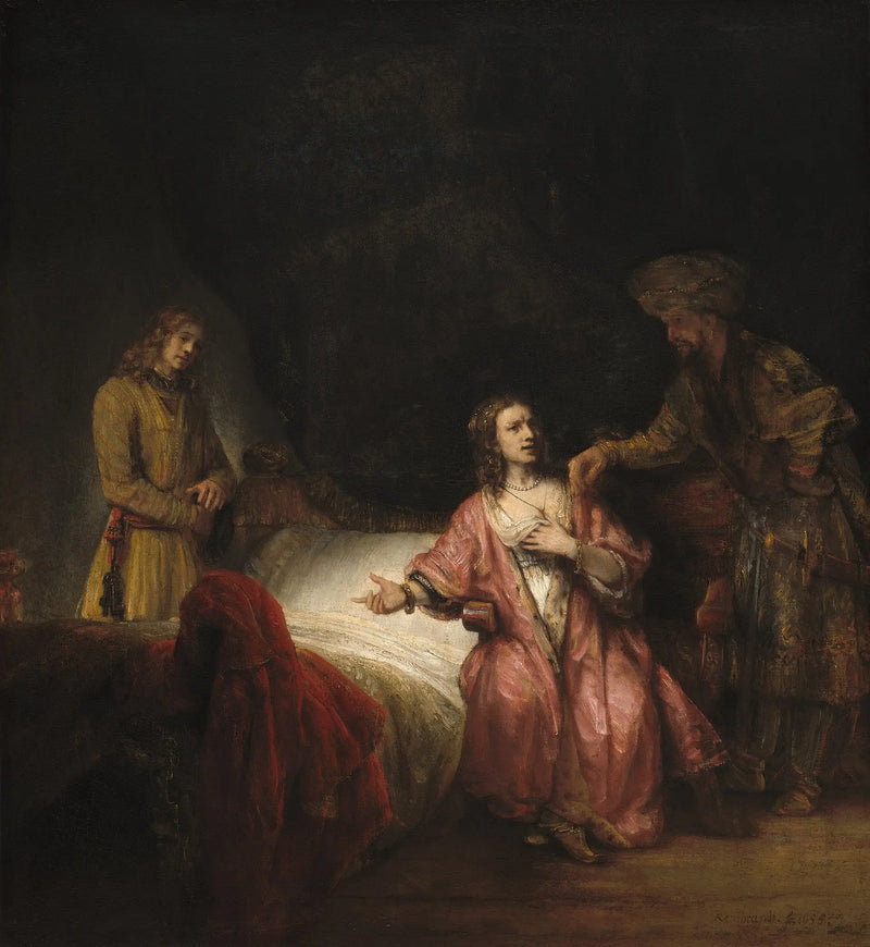 Joseph Accused by Potiphar's Wife - Rembrandt
