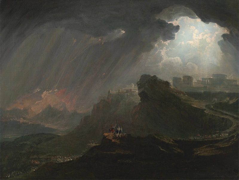 Joshua Commanding the Sun to Stand Still - John Martin