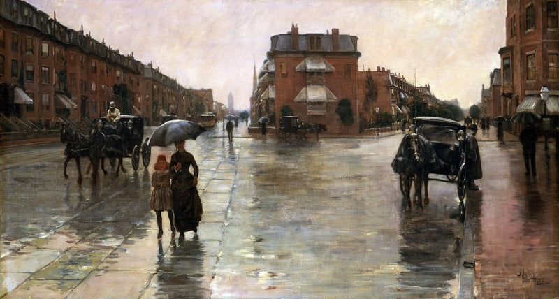 Rainy Day, Boston - Childe Hassam