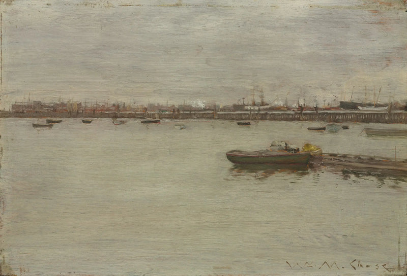 Gray Day over the Bay - William Merritt Chase