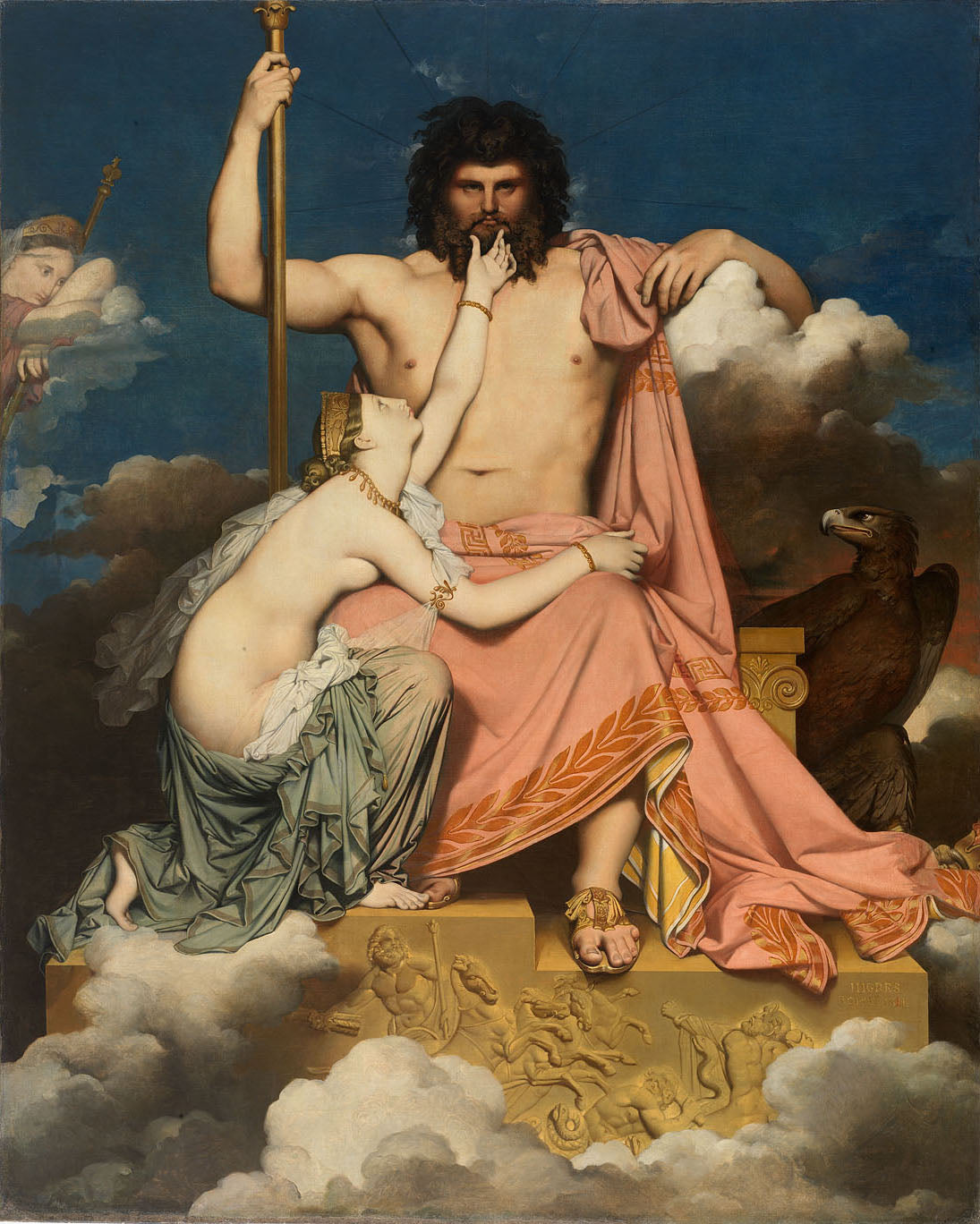 Jupiter and Thetis - Jean-Auguste-Dominique Ingres