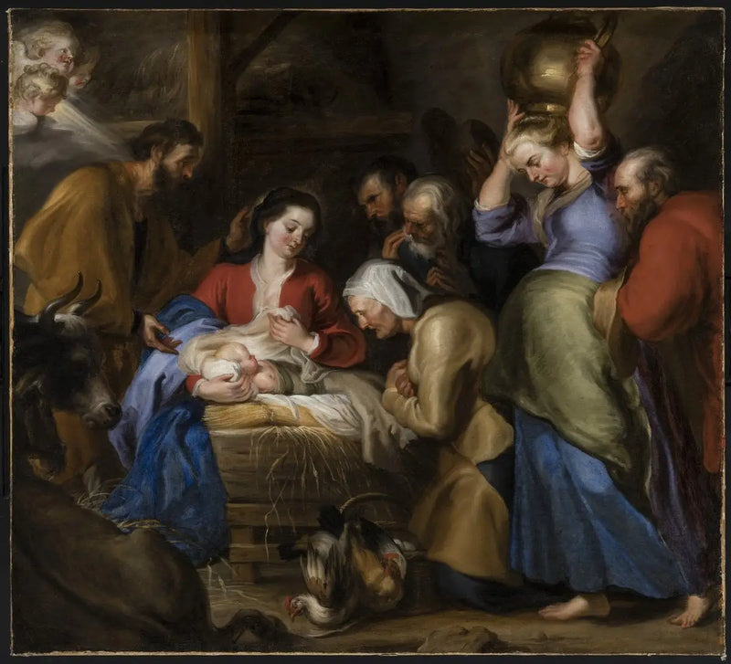 L'Adoration des bergers - Peter Paul Rubens