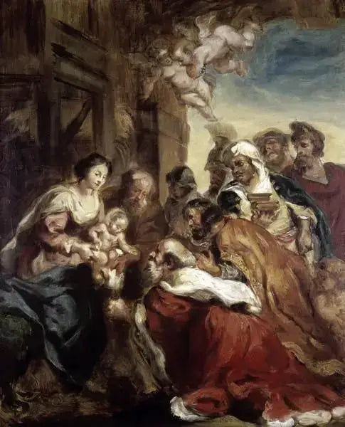 The Adoration of the Magi - Eugène Delacroix