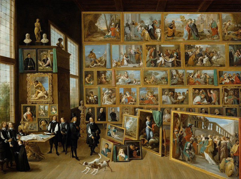 The Archduke Leopold-Guillaume in his gallery in Brussels - David Teniers the Younger