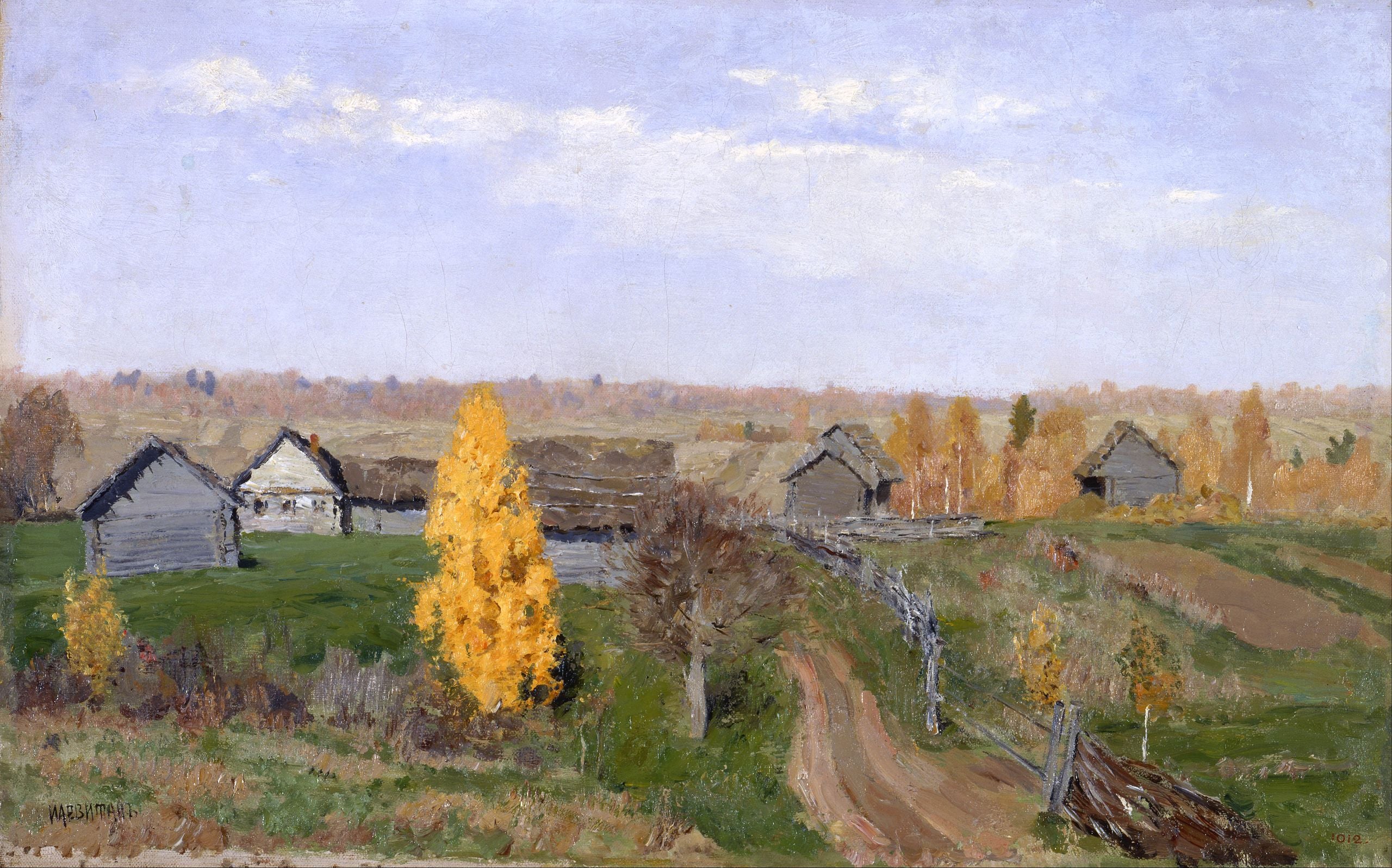 The Golden Autumn - Isaac Levitan