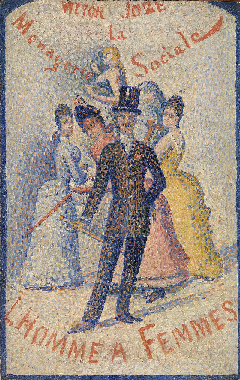 The Man with Women - Georges Seurat