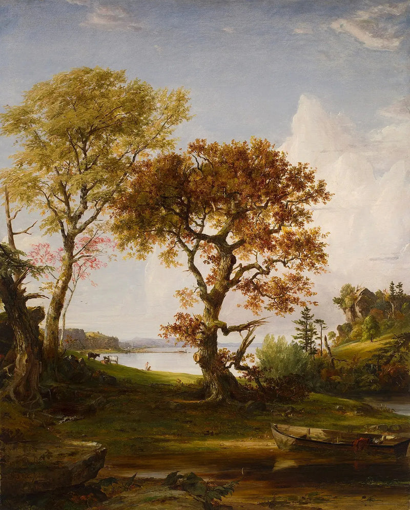 The Hudson at Piermont - Jasper Francis Cropsey