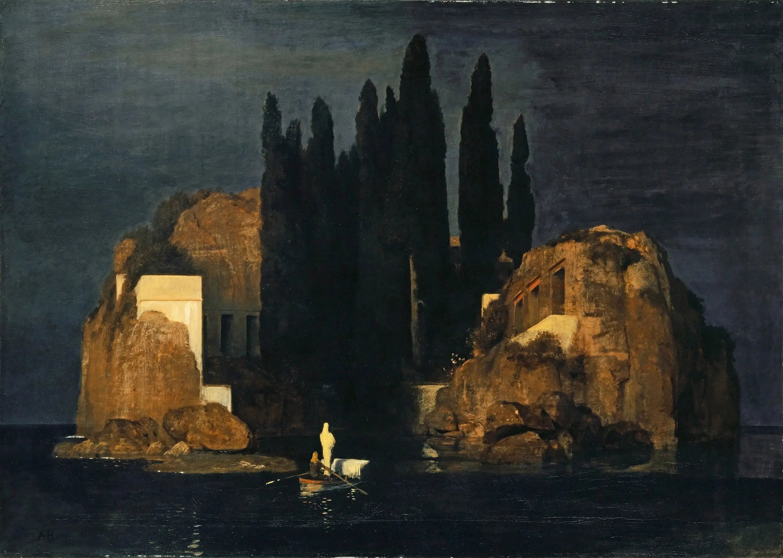 L’Île des morts - Arnold Böcklin - Alpha Reproduction
