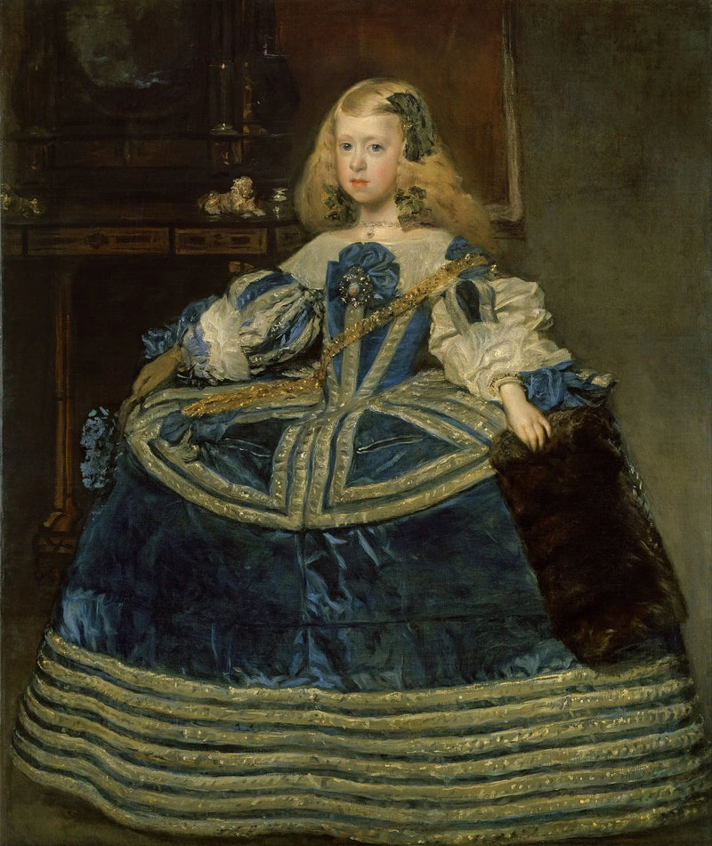 The Infanta Marguerite in Blue - Diego Velázquez