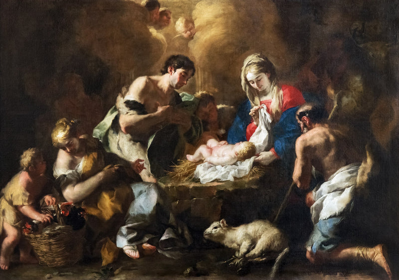 The Adoration of the Shepherds - Francesco Solimena