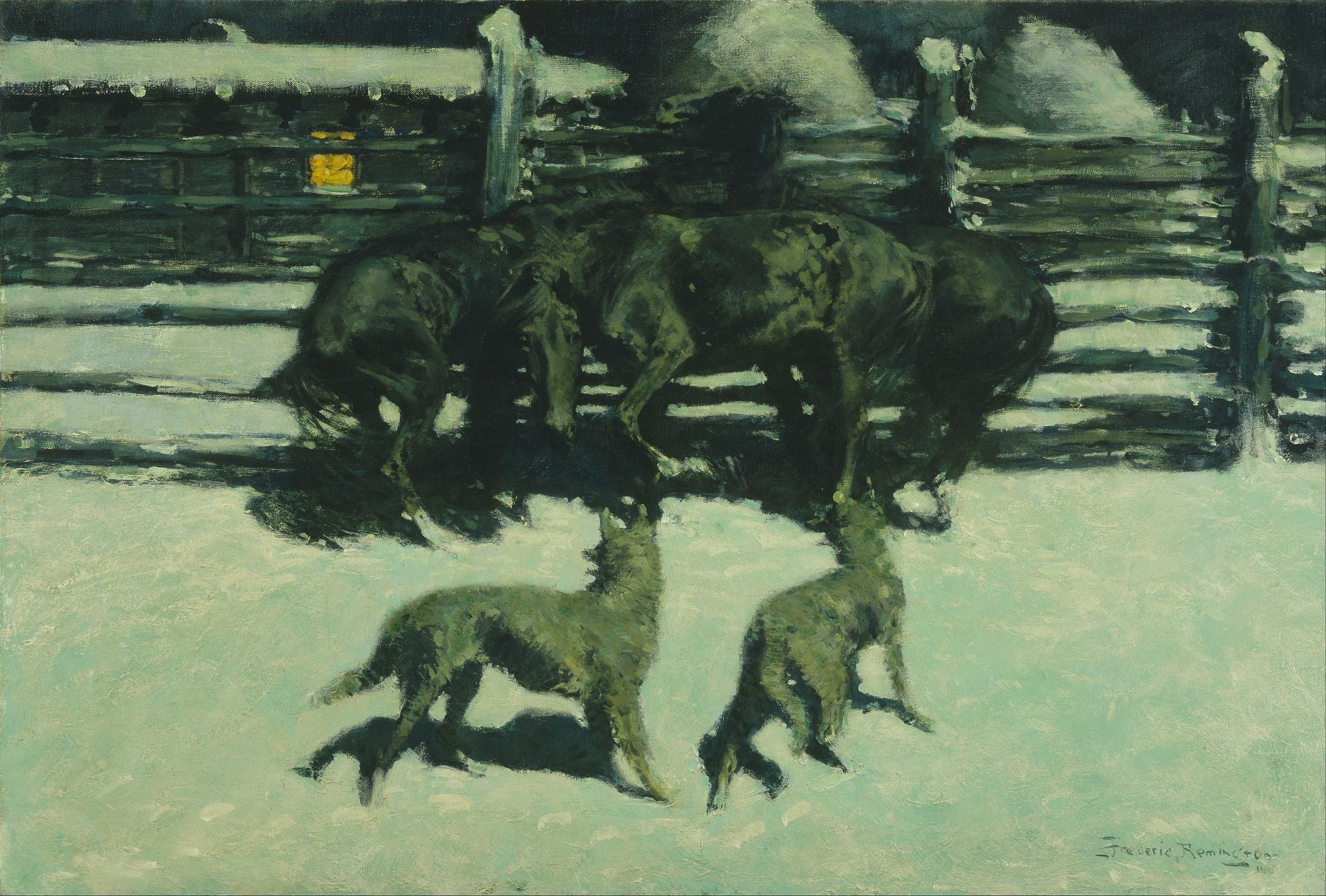 L'appel à l'aide - Frederic Remington