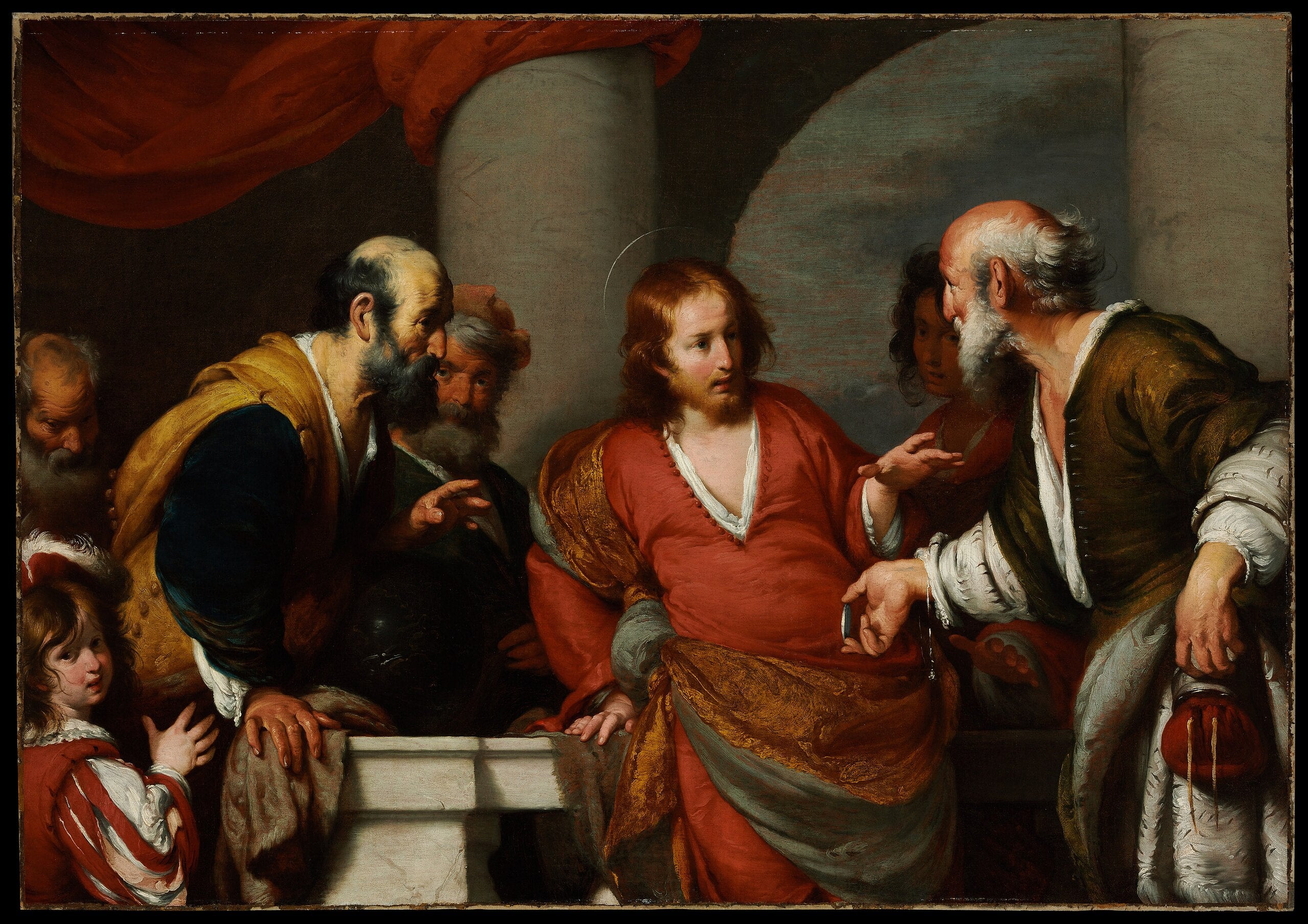 L'argent du tribut - Bernardo Strozzi