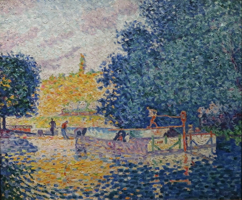 The Lock at Samois - Paul Signac