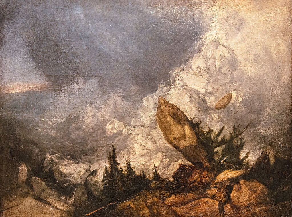 The Fall of an Avalanche in the Grisons - J. M. W. Turner