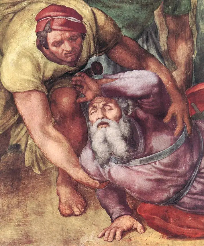 The Conversion of Saint Paul, detail. - Michelangelo