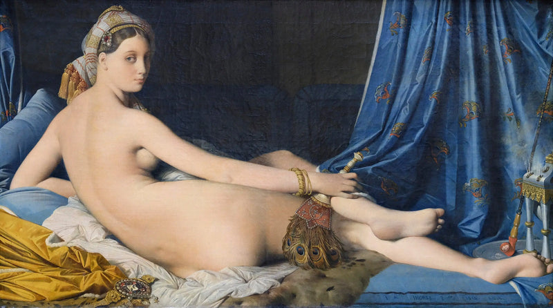 The Large Odalisque - Jean-Auguste-Dominique Ingres