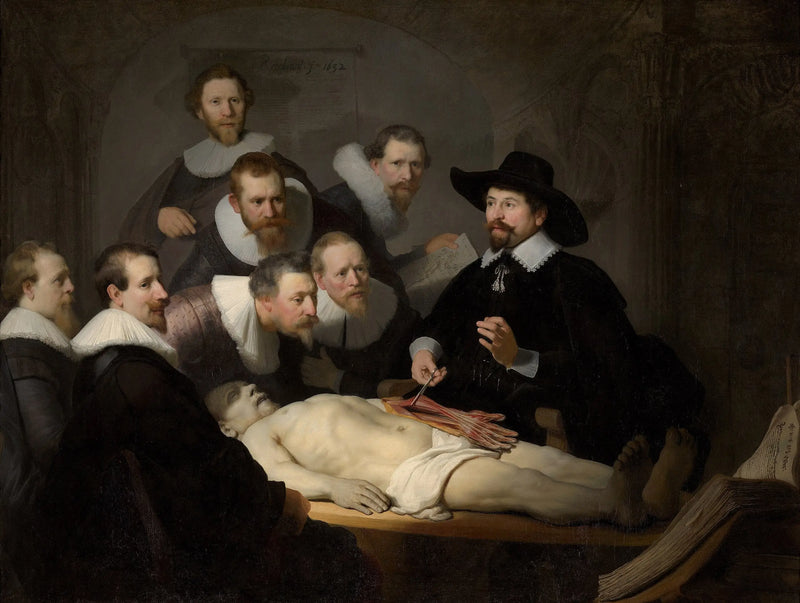 The Anatomy Lesson of Dr. Tulp - Rembrandt