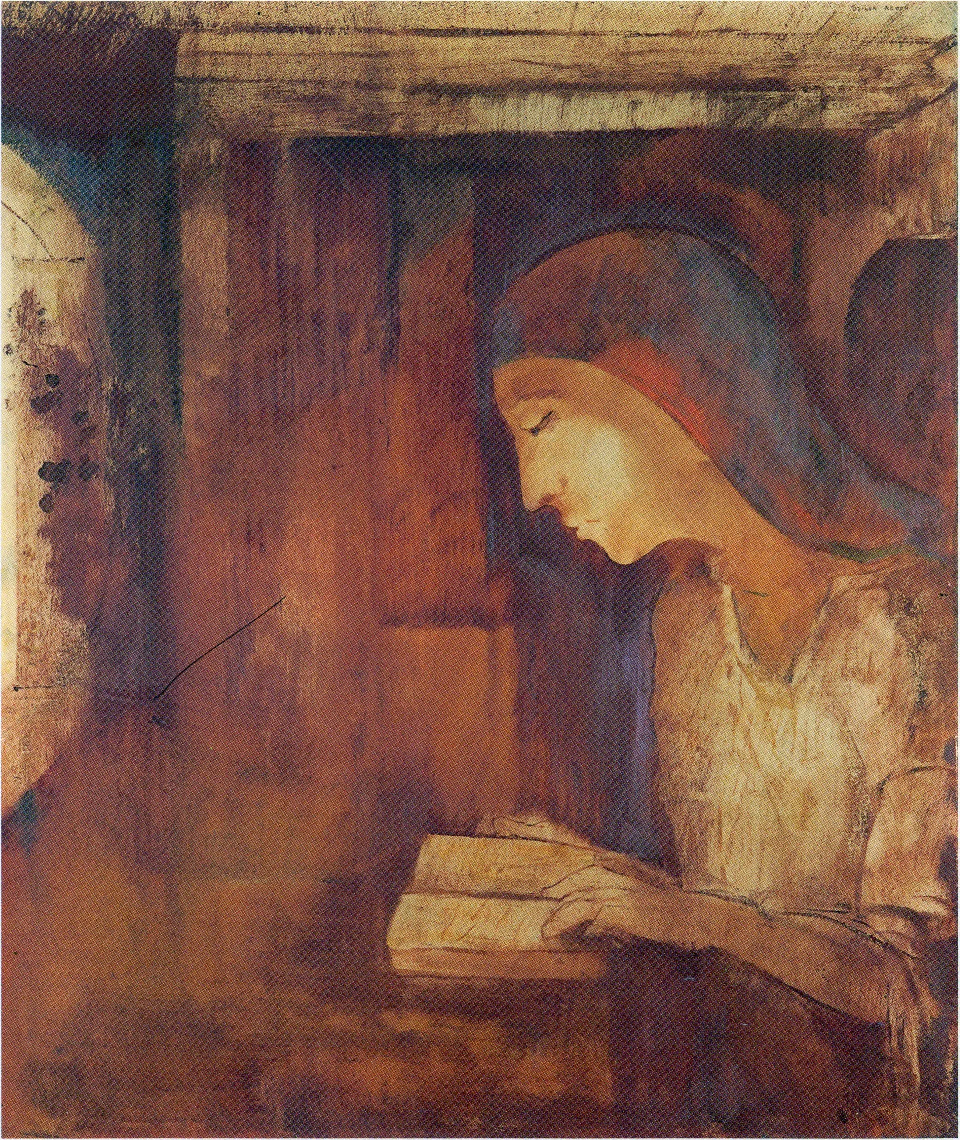La Liseuse - Odilon Redon - Alpha Reproduction