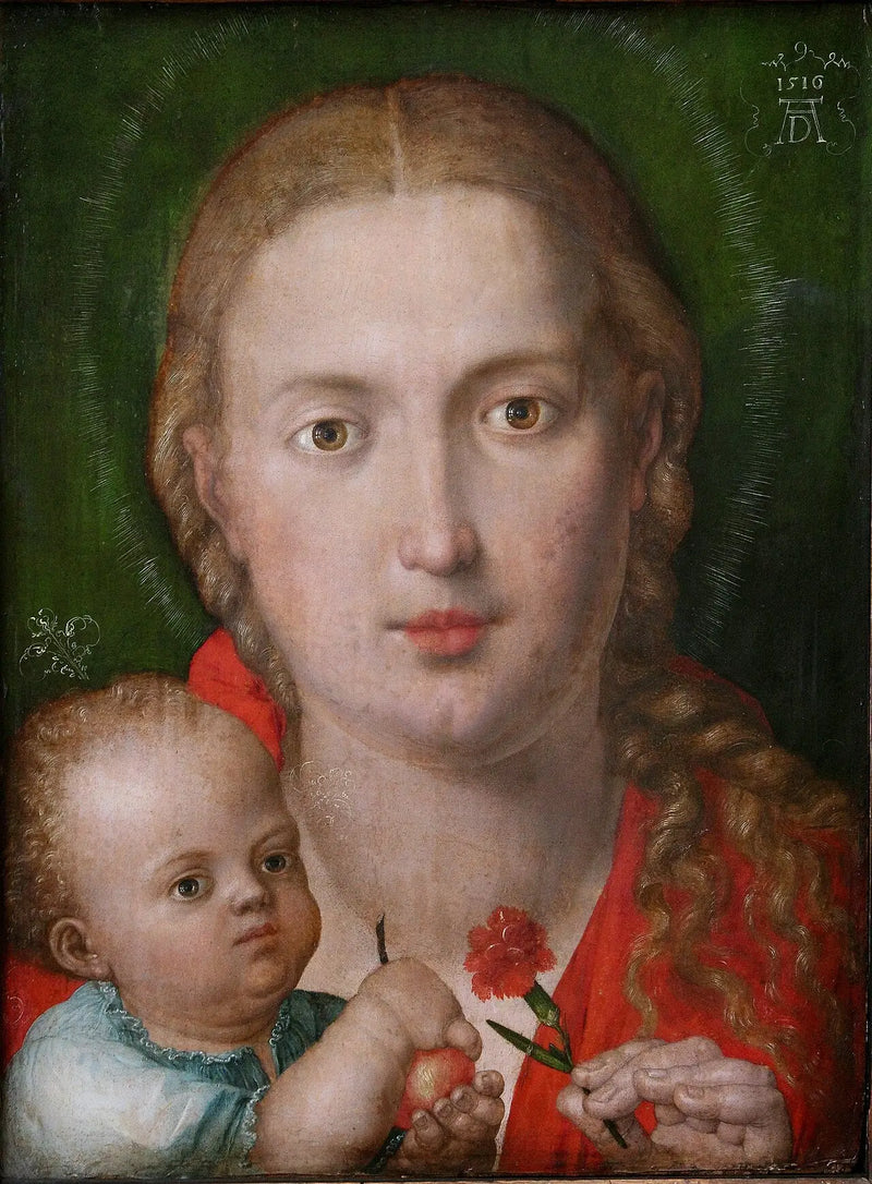 The Madonna with the Carnation - Albrecht Dürer
