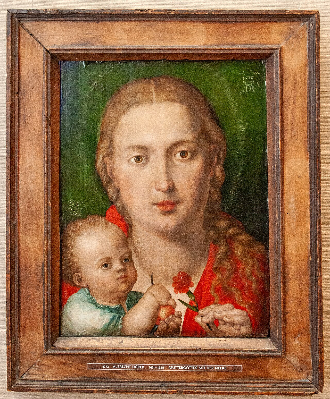 The Madonna with the Carnation - Albrecht Dürer