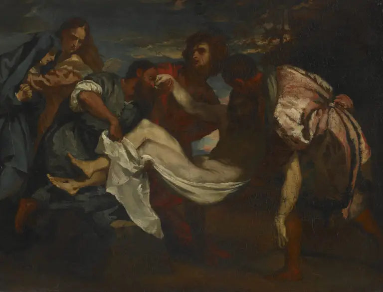 The Entombment - Théodore Géricault