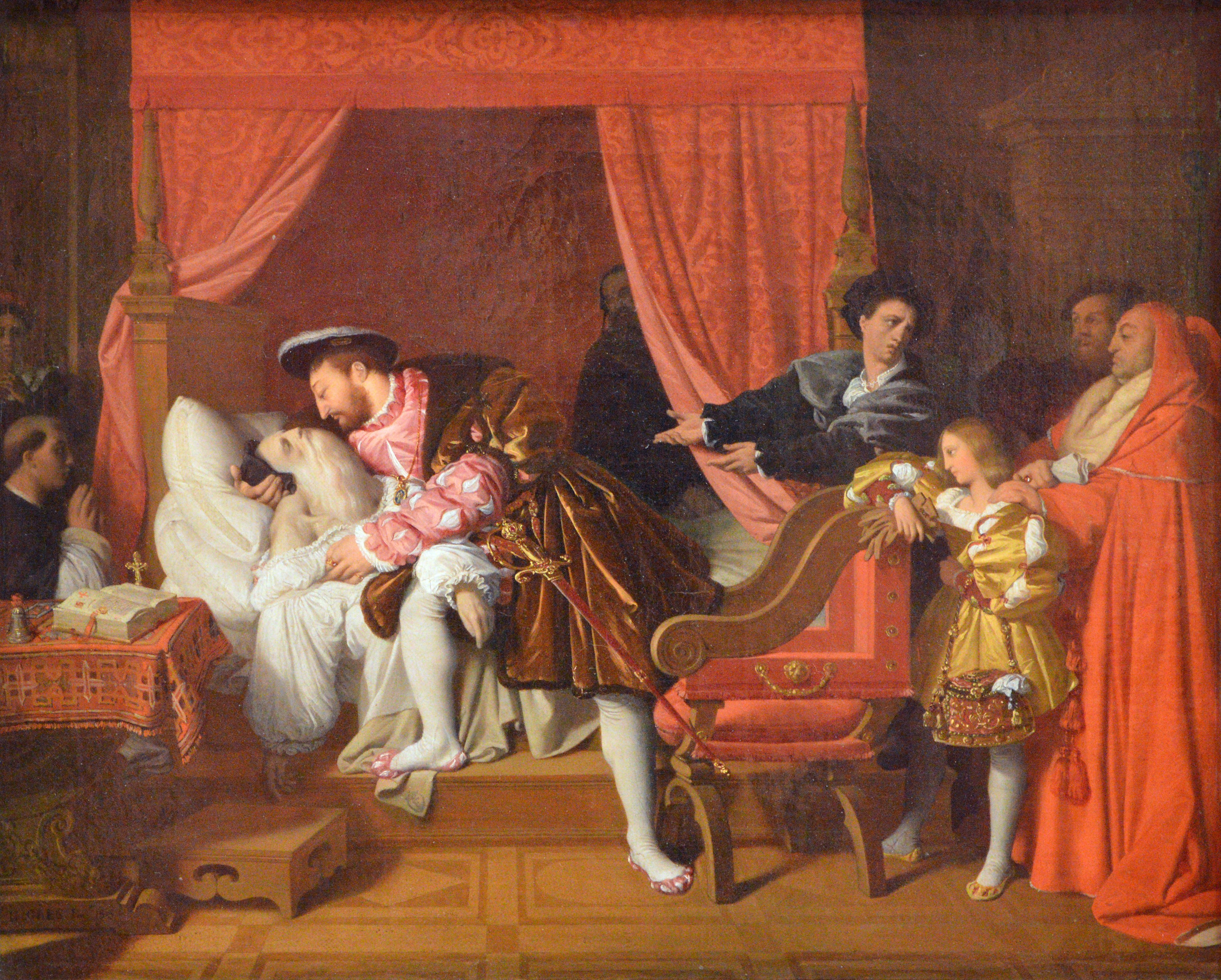 The Death of Leonardo da Vinci - Jean-Auguste-Dominique Ingres
