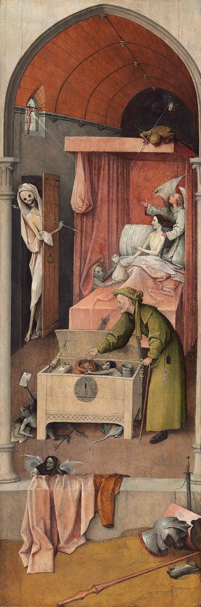 The Death of the Miser - Hieronymus Bosch