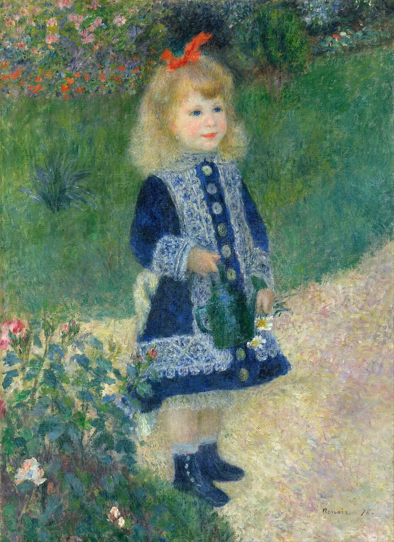 The Little Girl with the Watering Can - Pierre-Auguste Renoir