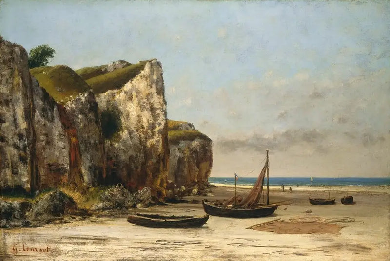 The Promenade - Gustave Courbet