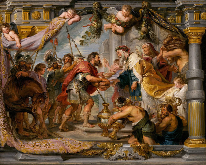 The Meeting of Abraham and Melchizedek - Peter Paul Rubens