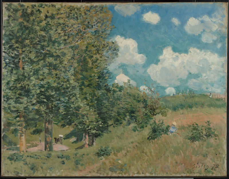 The Road from Versailles to Saint-Germain - Alfred Sisley