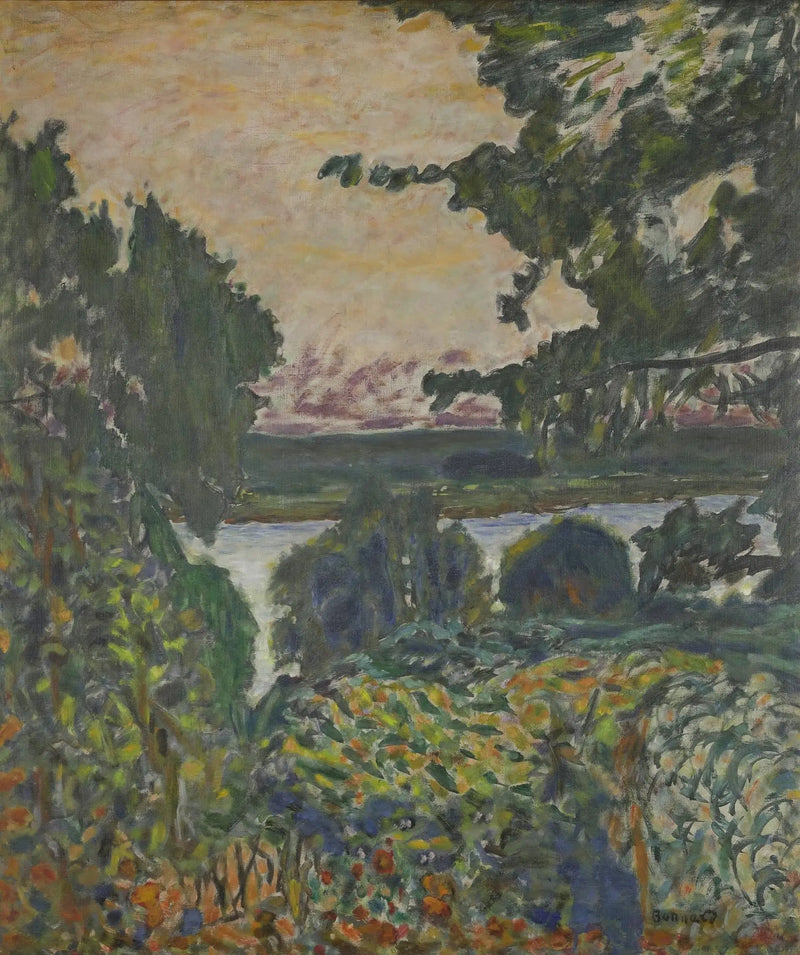 The Seine at Vernon - Pierre Bonnard