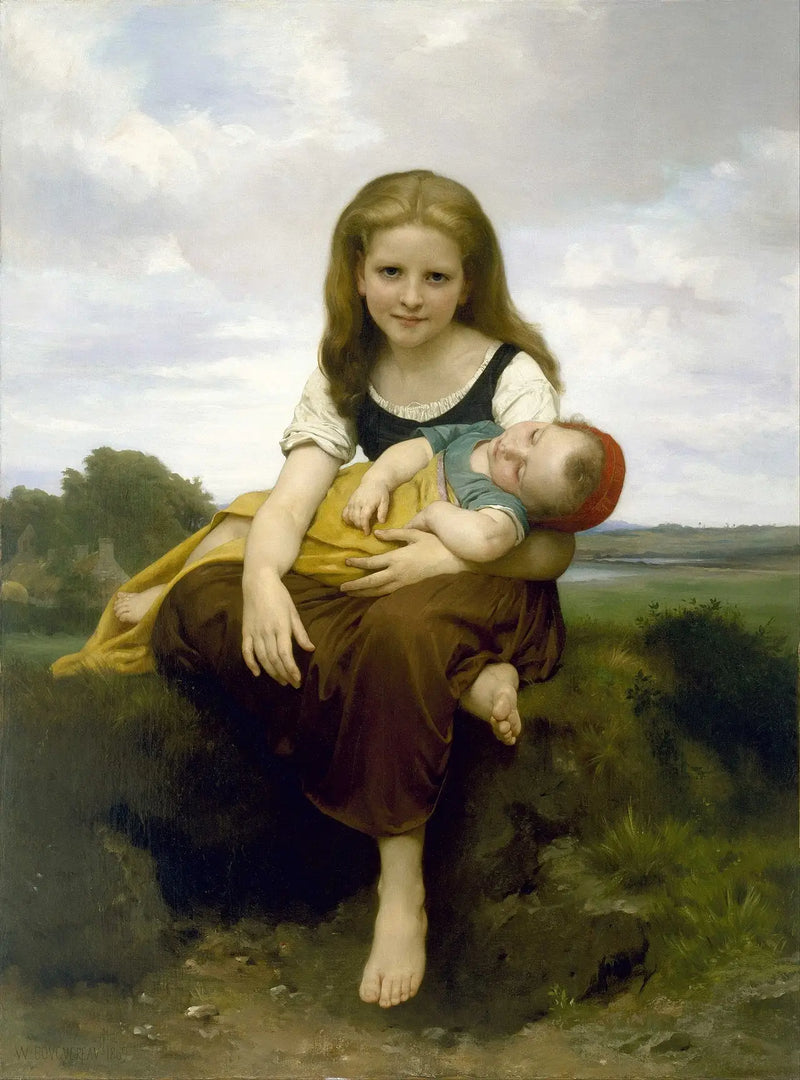 The Elder Sister - Bouguereau
