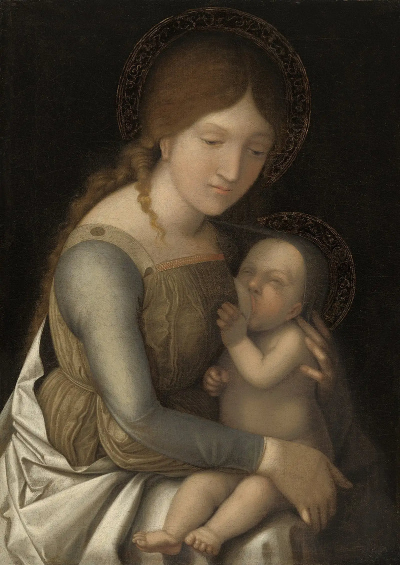 The Virgin and Child - Antonio da Correggio