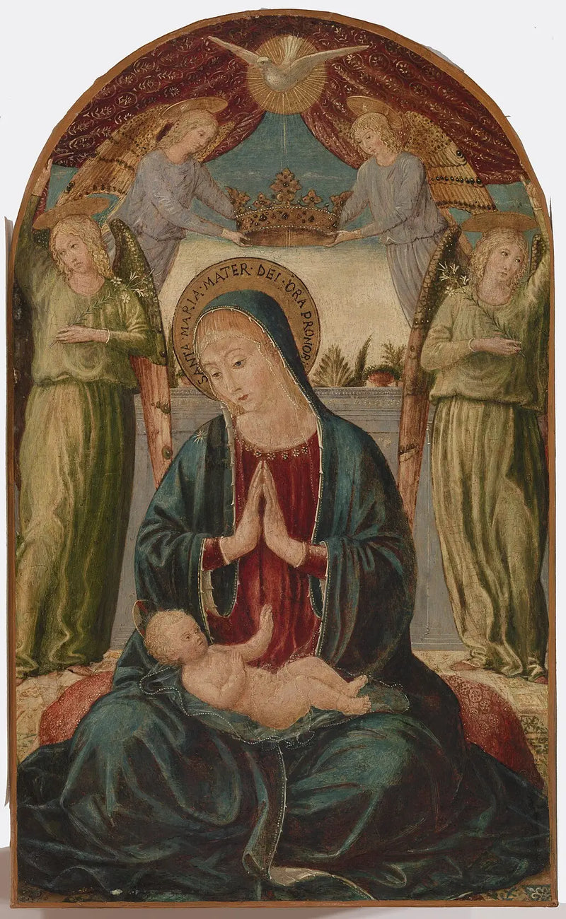 The Virgin and Child with Angels - Benozzo Gozzoli