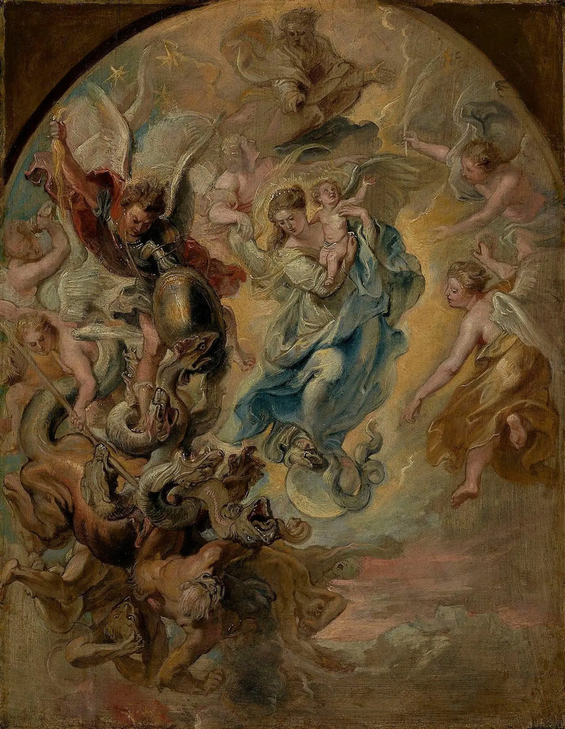 The Virgin as the Woman of the Apocalypse - Peter Paul Rubens