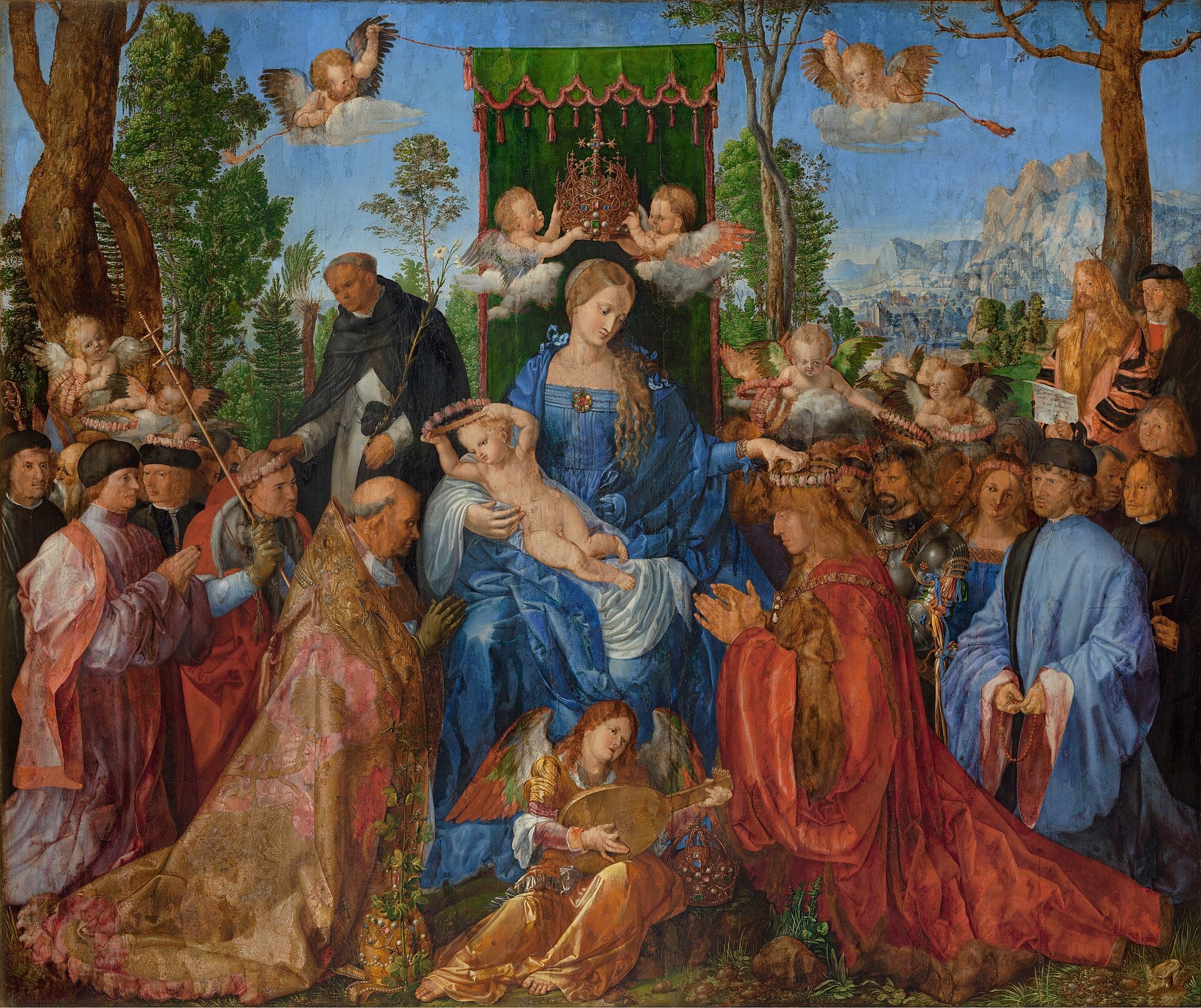 The Virgin of the Rosary - Albrecht Dürer