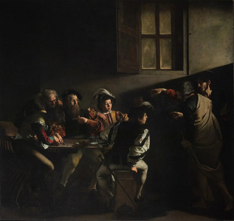 The Calling of Saint Matthew - Caravaggio