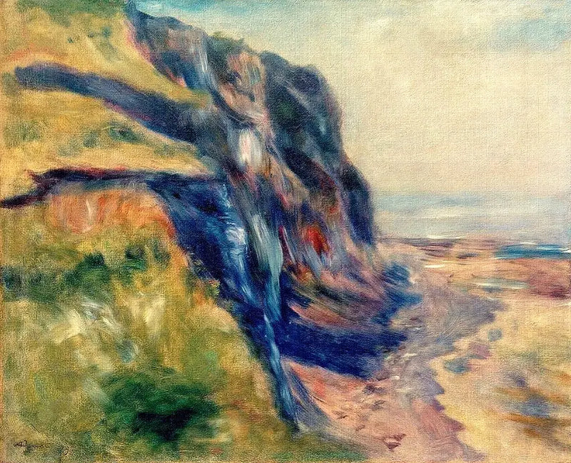 The Coast Near Dieppe - Pierre-Auguste Renoir