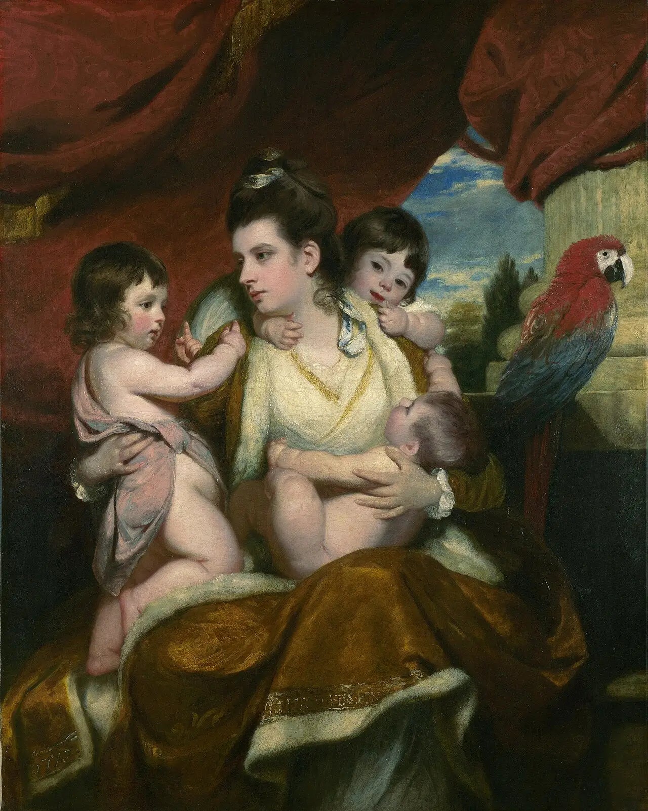 Lady Cockburn et ses enfants - Joshua Reynolds - Alpha Reproduction