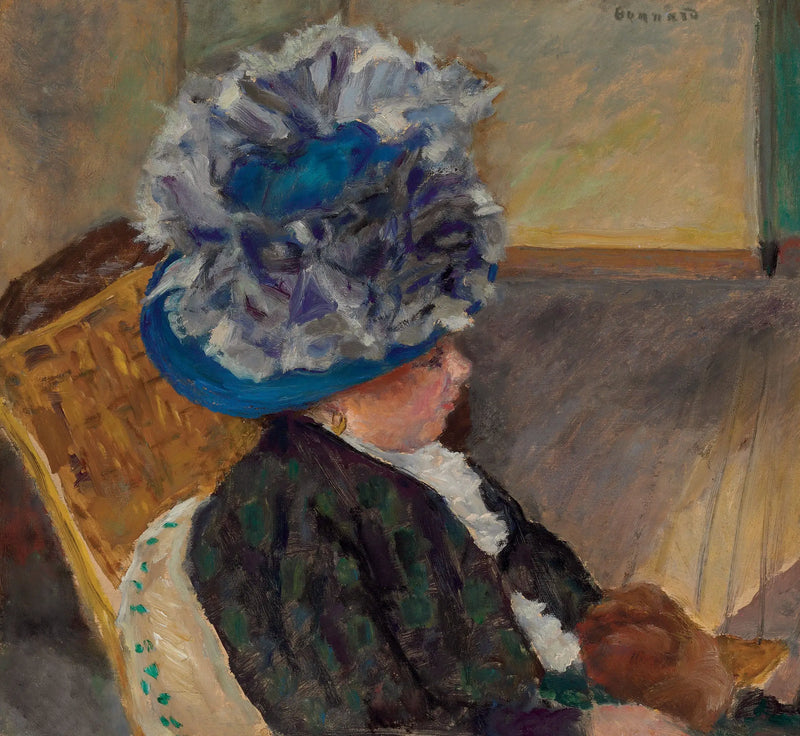 The Woman with the Blue Hat - Pierre Bonnard