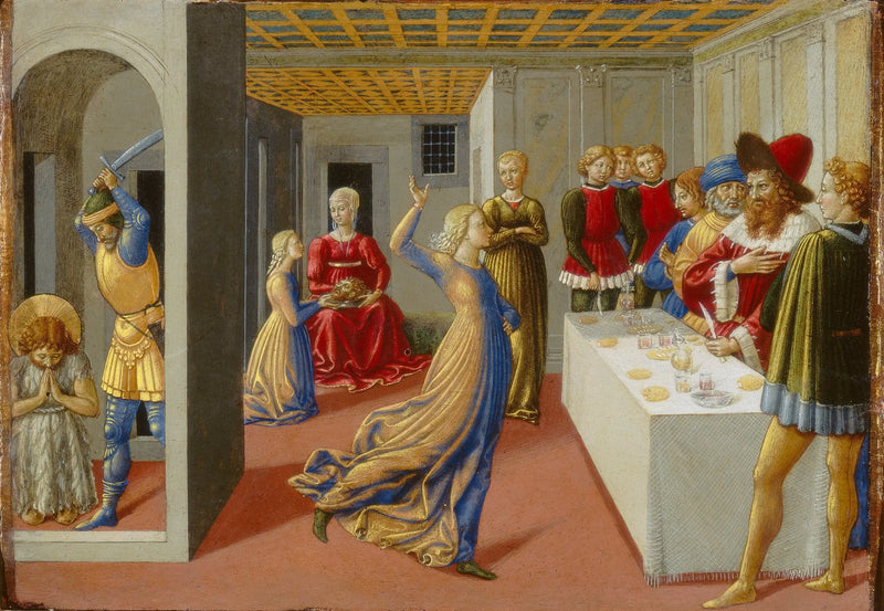 The Feast of Herod and the Beheading of Saint John the Baptist - Benozzo Gozzoli